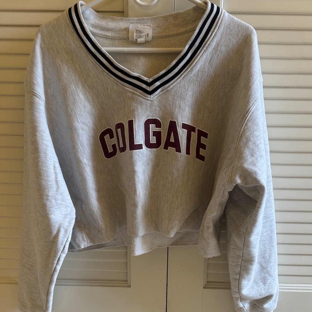 Cropped Colgate sweatshirt
